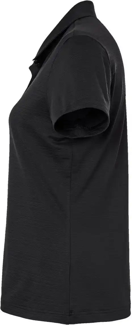 Adidas A707 Women’s Textured Stripe Polo - Black