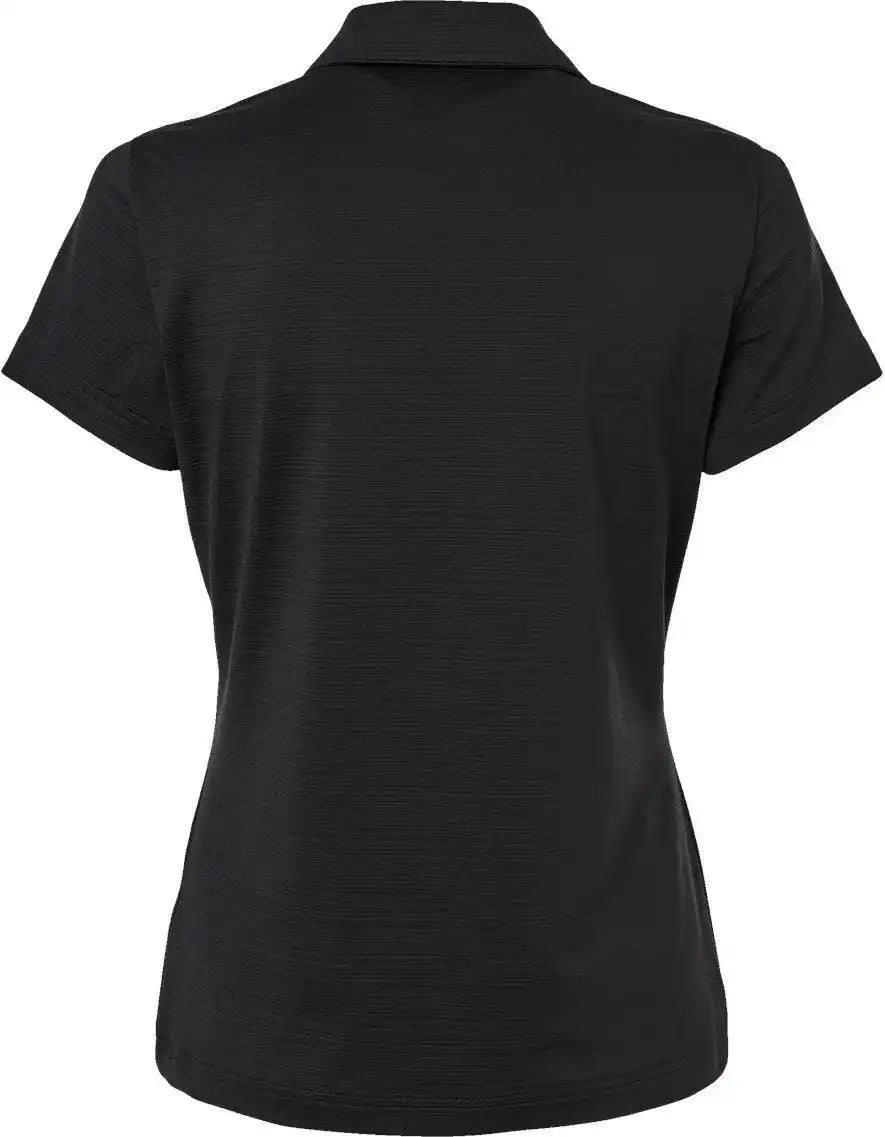 Adidas A707 Women’s Textured Stripe Polo - Black