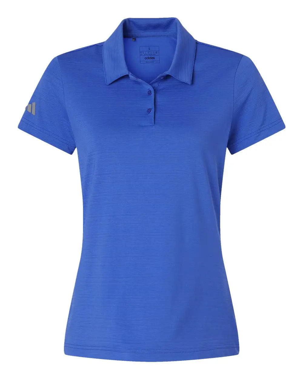 Adidas A707 Women’s Textured Stripe Polo - Bright Royal - Xs