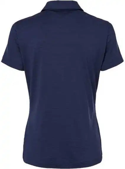 Adidas A707 Women’s Textured Stripe Polo - Dark Blue