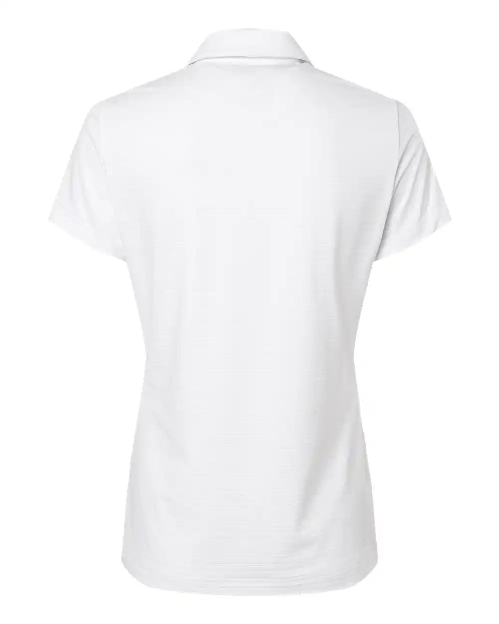 Adidas A707 Women’s Textured Stripe Polo - White - Xs