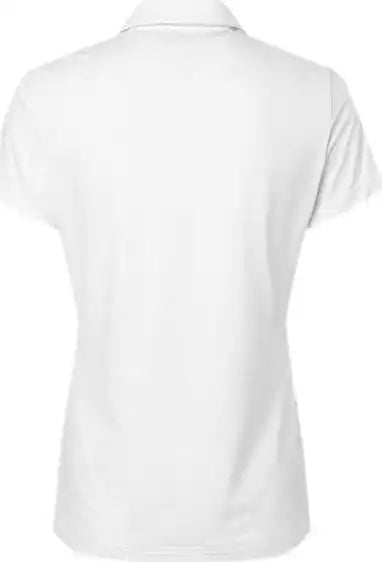 Adidas A707 Women’s Textured Stripe Polo - White
