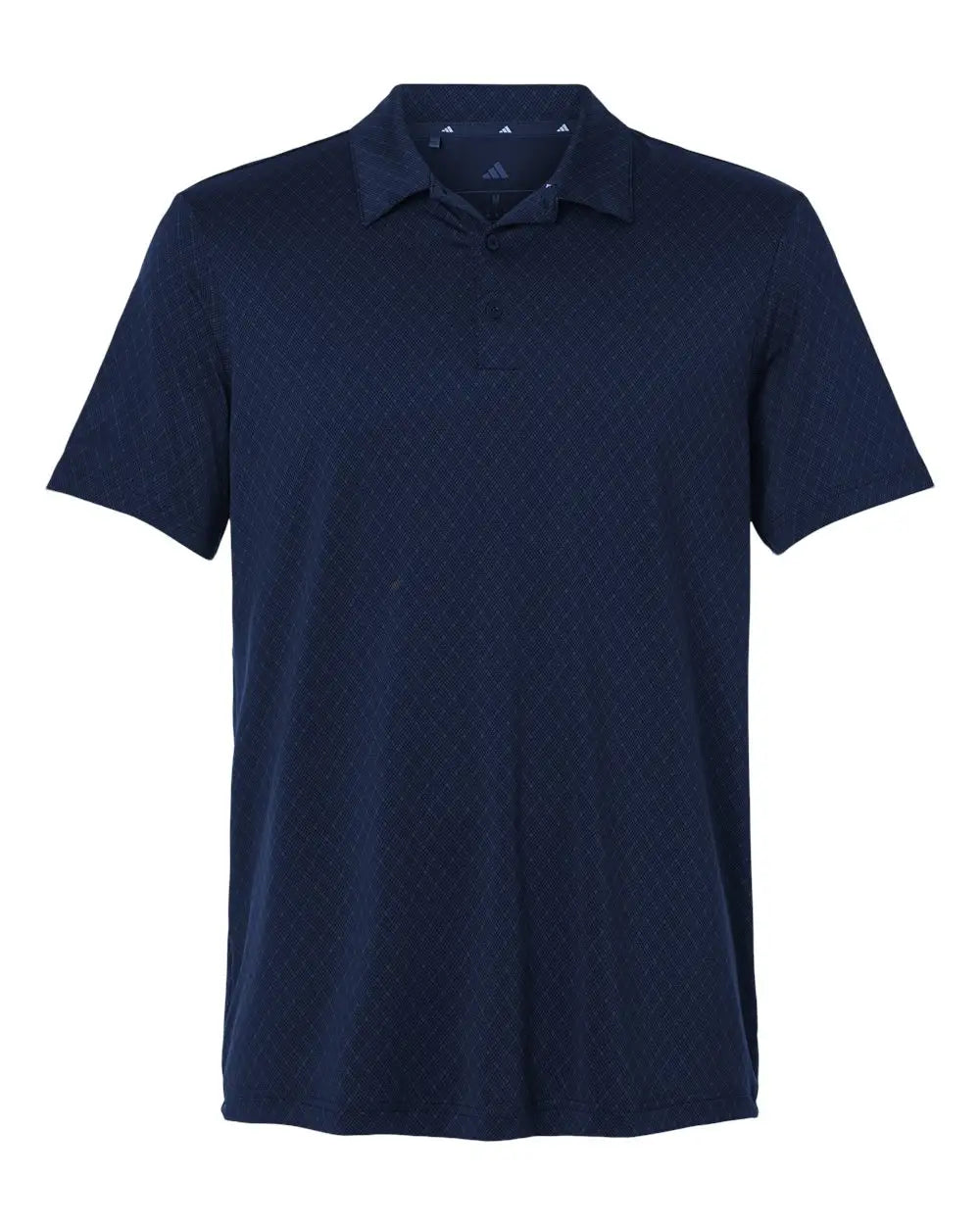 Adidas A716 Men’s 4-way Stretch Printed Polo - Collegiate Navy - Adult s