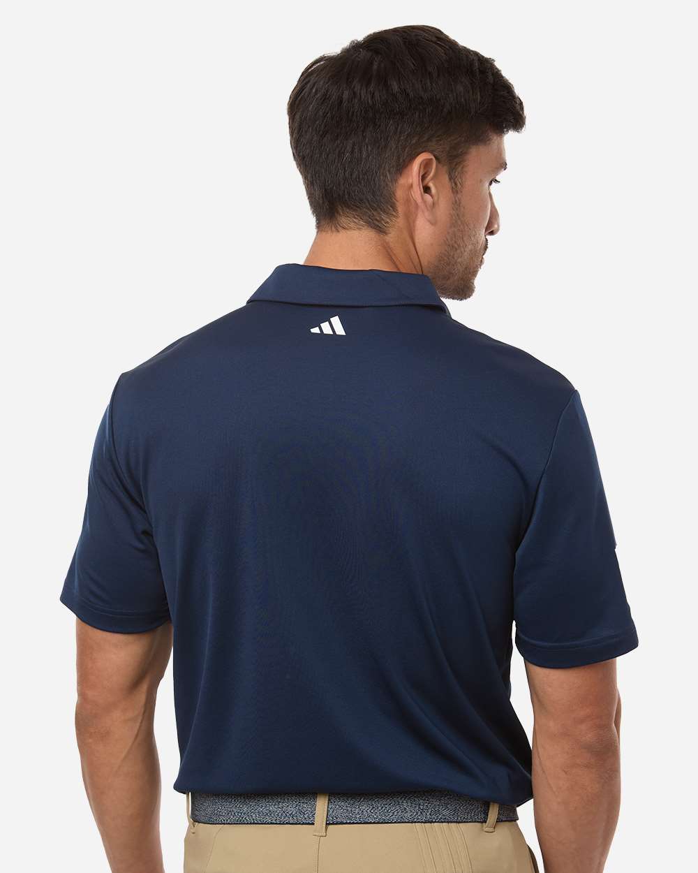Adidas A719 Men’s Performance 3-stripes Climacool Polo - Collegiate Navy