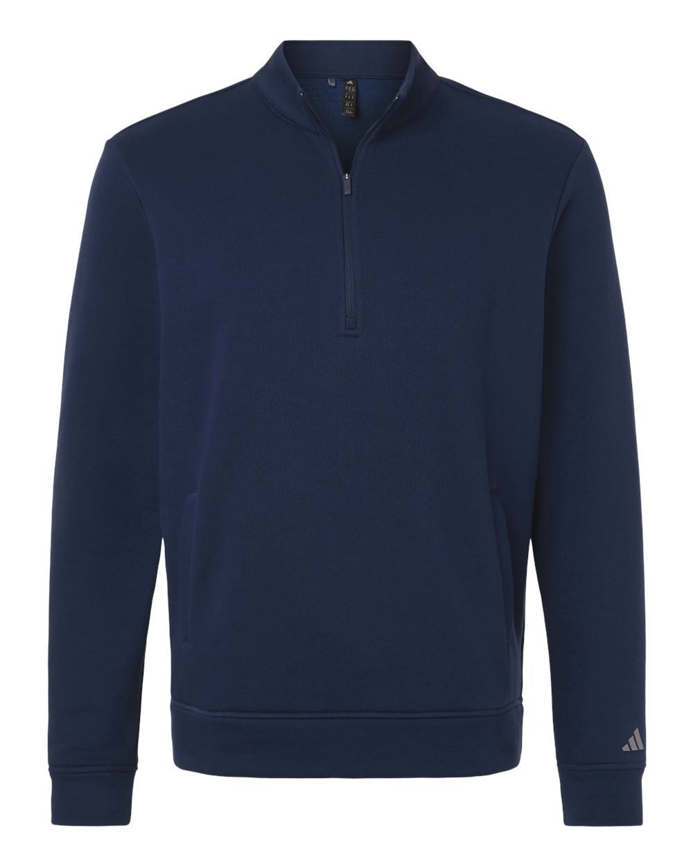 Adidas A721 Men’s Elevated Fleece Quarter-zip Pullover - Collegiate Navy