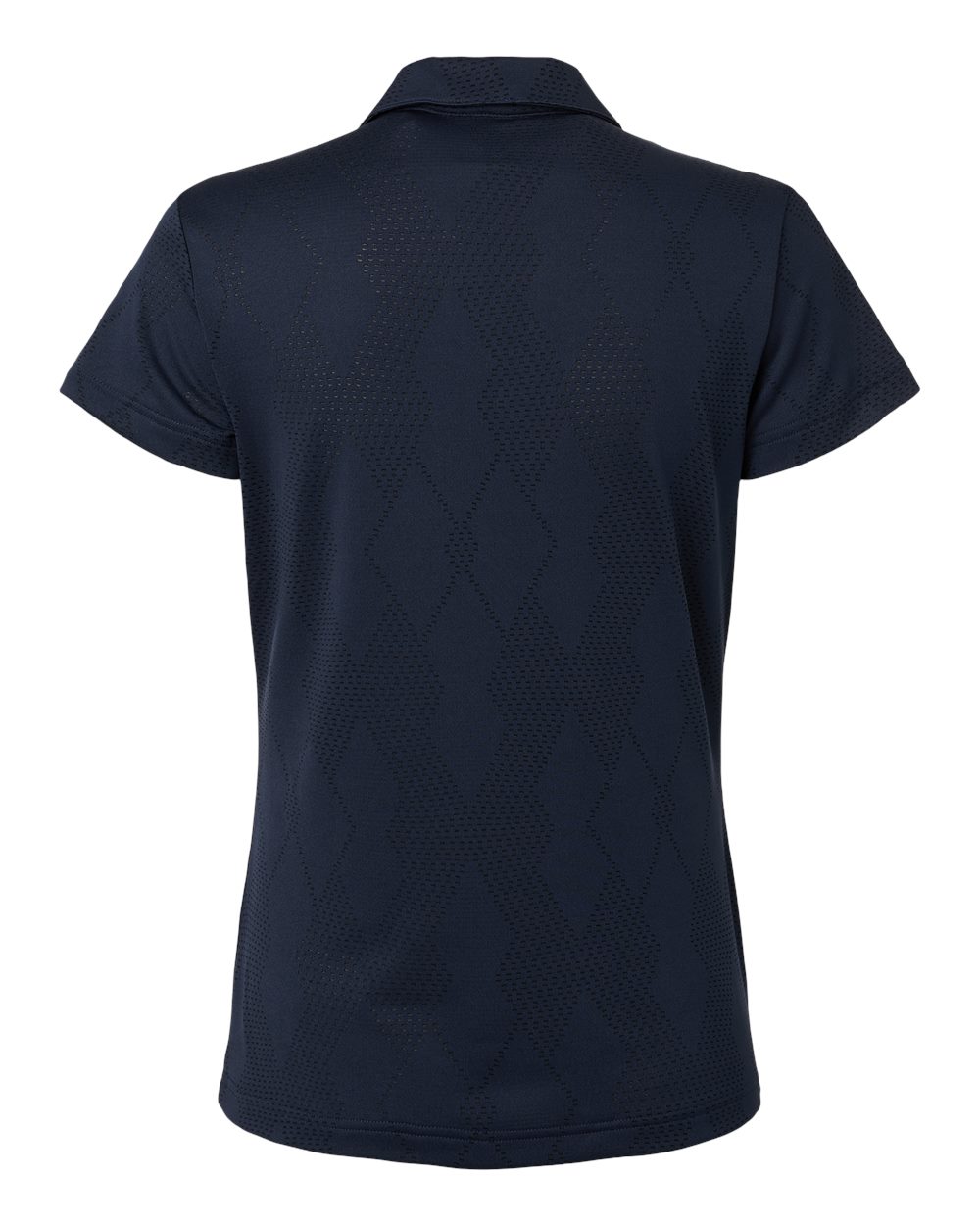 Adidas A727 Women’s Textured Jacquard Polo - Collegiate Navy