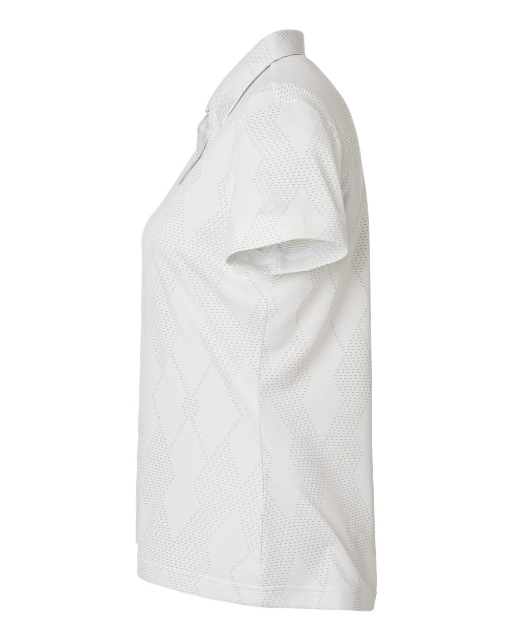 Adidas A727 Women’s Textured Jacquard Polo - White