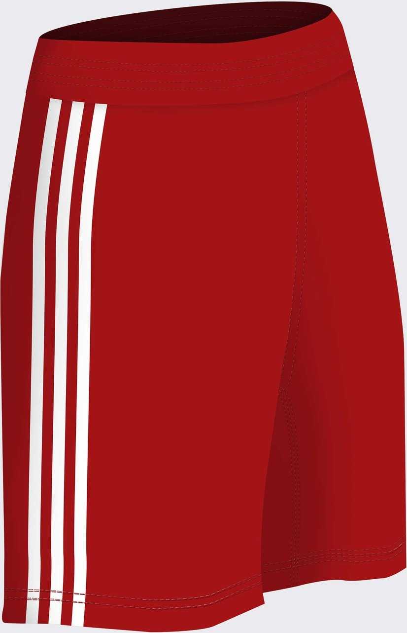 Adidas Aa201s Grappling Wrestling Shorts - Red White