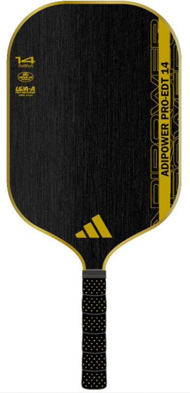 Adidas Adipower Pro Edt 14 2025 Pickleball Paddle - Black Gold