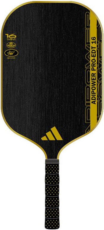 Adidas Adipower Pro Edt 16 2025 Pickleball Paddle - Black Gold