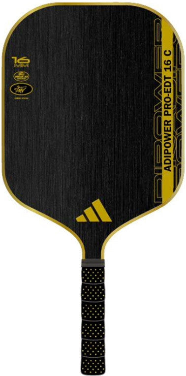 Adidas Adipower Pro Edt 16 c 2025 Pickleball Paddle - Black Gold