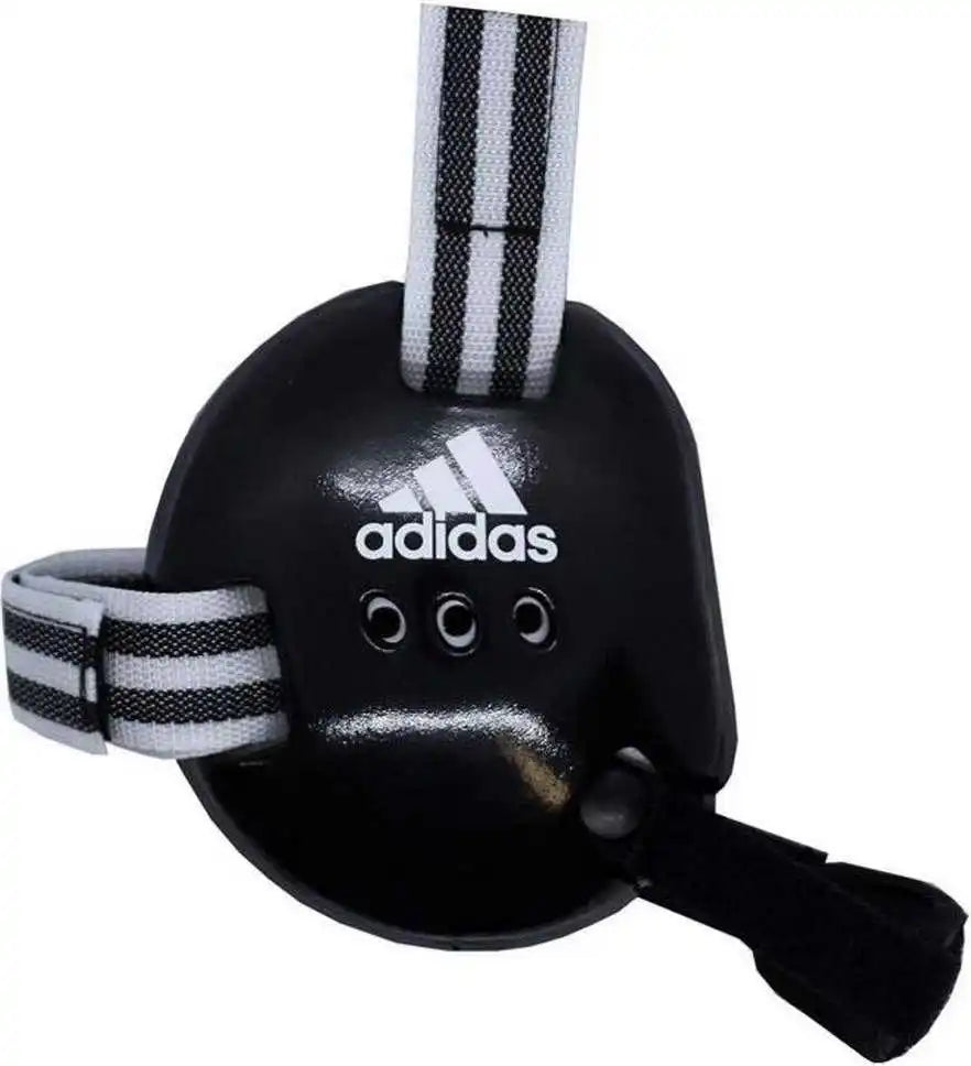Adidas Ae201 Response Youth Ear Guard - Black Gray - White / one Size Fits Most