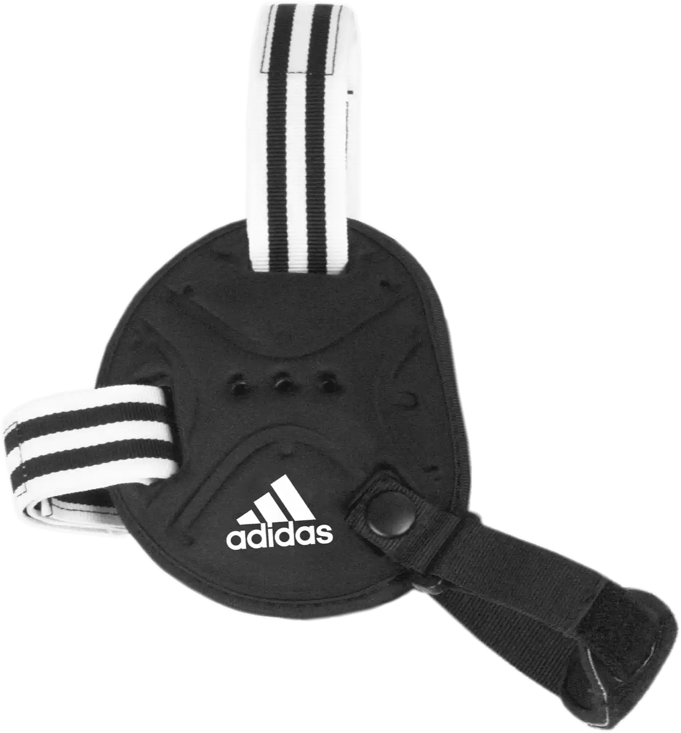 Adidas Ae202 Youth Ear Guard - Black White - one Size Fits Most