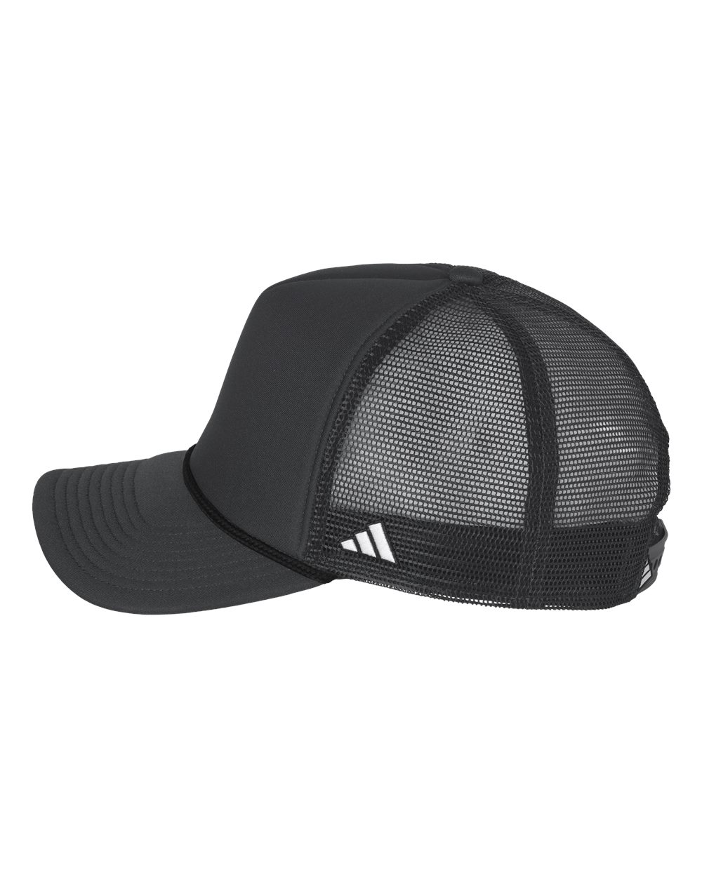 Adidas Ah608 Fundamental Dispatch Trucker Cap - Team Dark Grey Black White