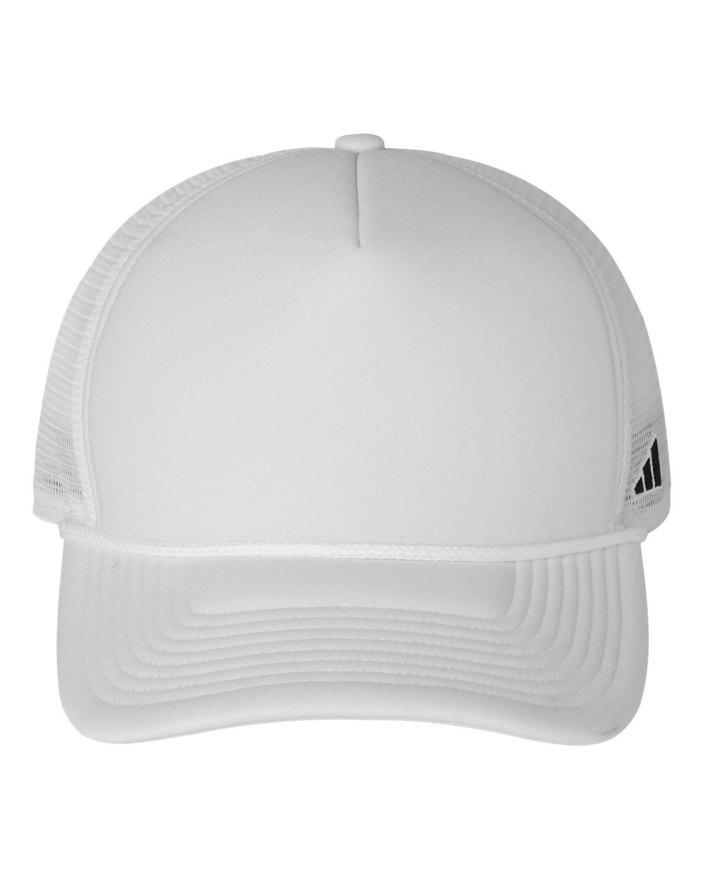 Adidas Ah608 Fundamental Dispatch Trucker Cap - White Black
