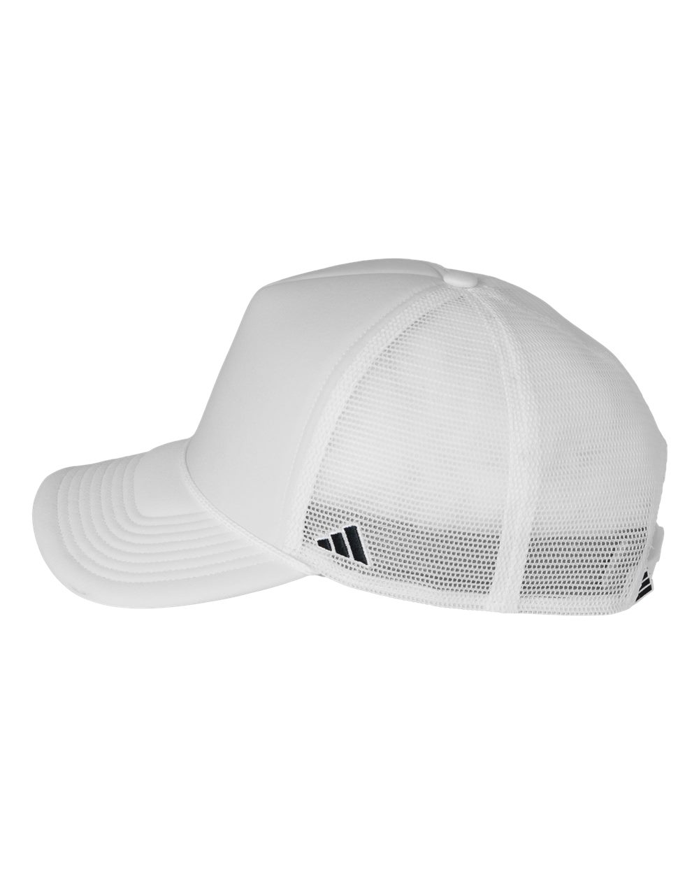 Adidas Ah608 Fundamental Dispatch Trucker Cap - White Black