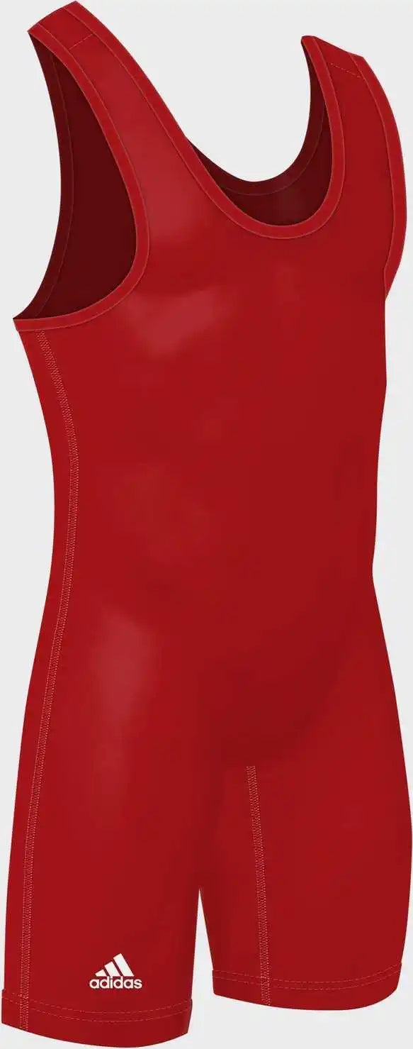 Adidas As101s Wrestling Singlet - Red