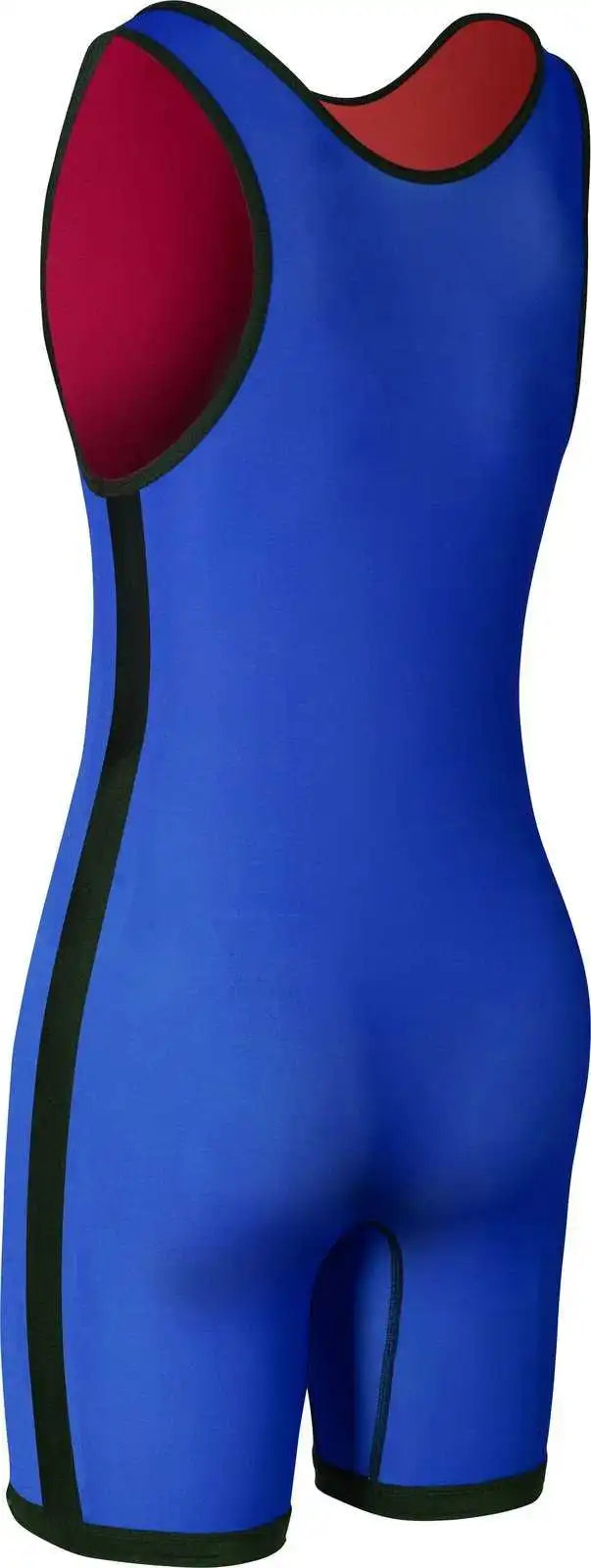 Adidas As103r Red Royal Reversible Wrestling Singlet