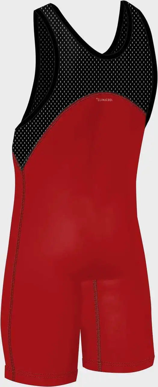 Adidas As115s Climacool Wrestling Singlet - Red Black