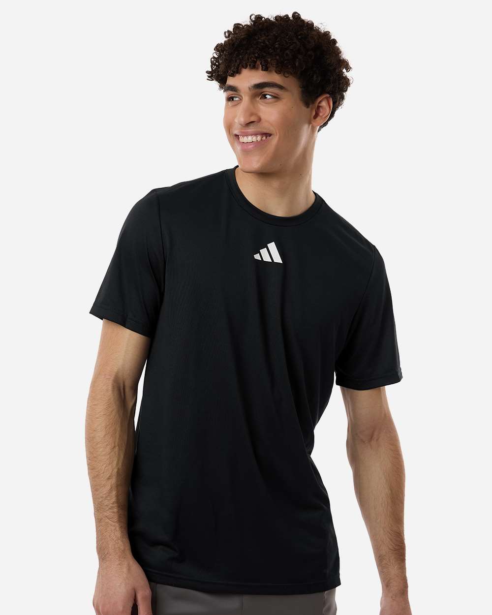 Adidas At101 Men’s Pregame T-shirt - Black White