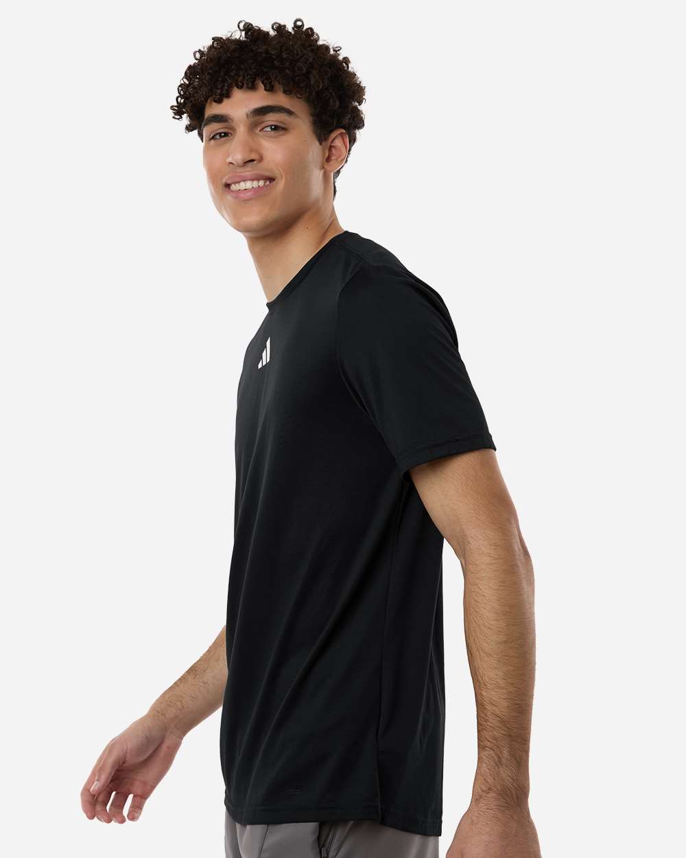Adidas At101 Men’s Pregame T-shirt - Black White