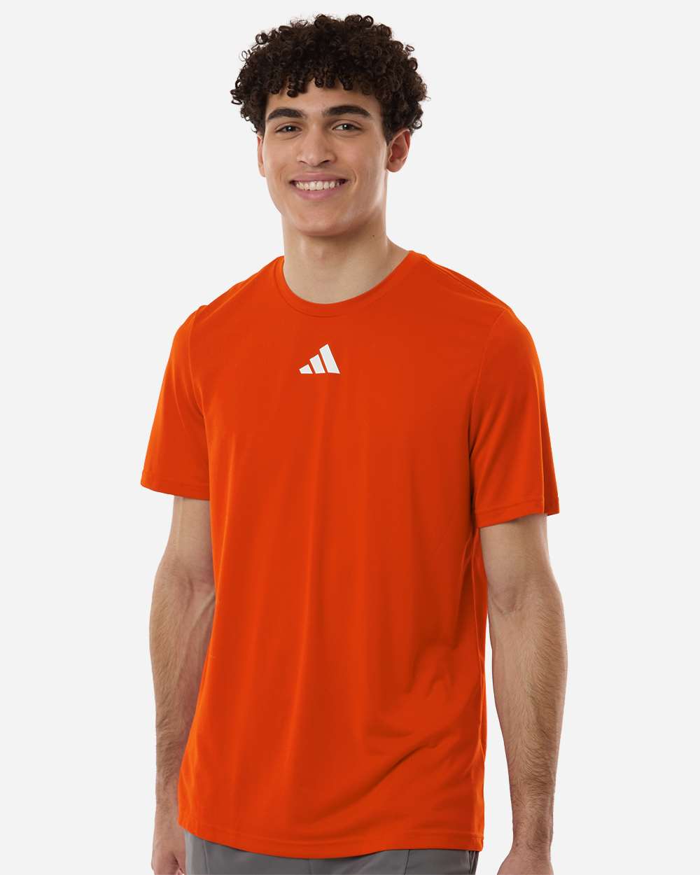 Adidas At101 Men’s Pregame T-shirt - Collegiate Orange White