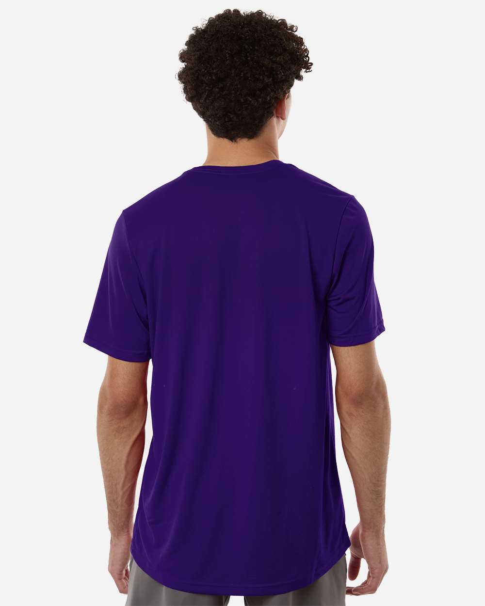 Adidas At101 Men’s Pregame T-shirt - Team Collegiate Purple White