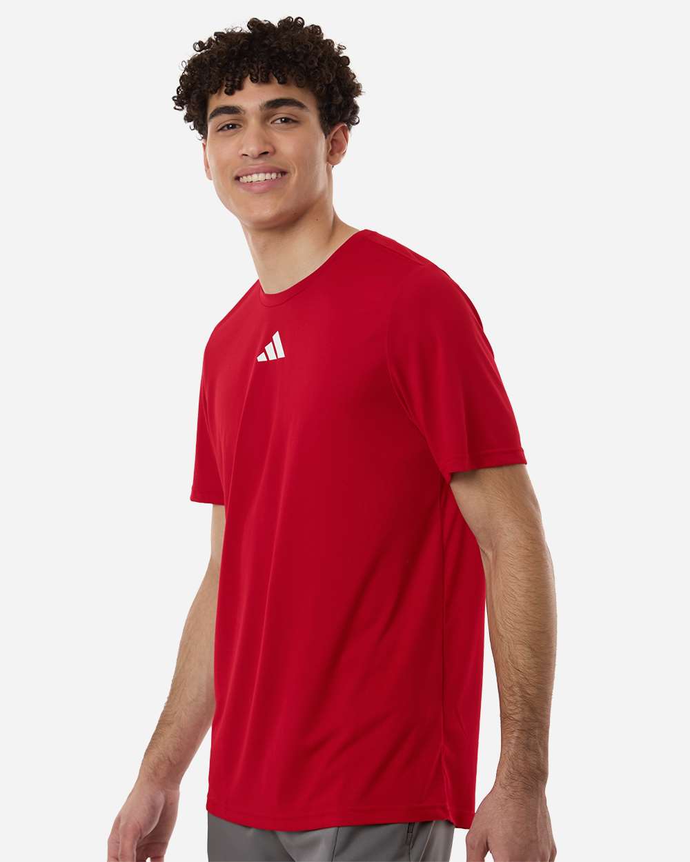 Adidas At101 Men’s Pregame T-shirt - Team Power Red White