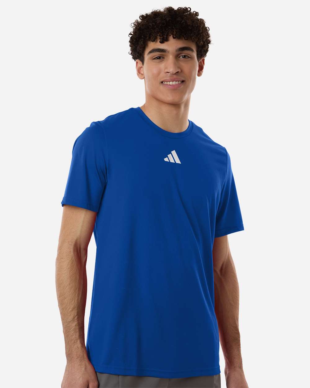 Adidas At101 Men’s Pregame T-shirt - Team Royal Blue White