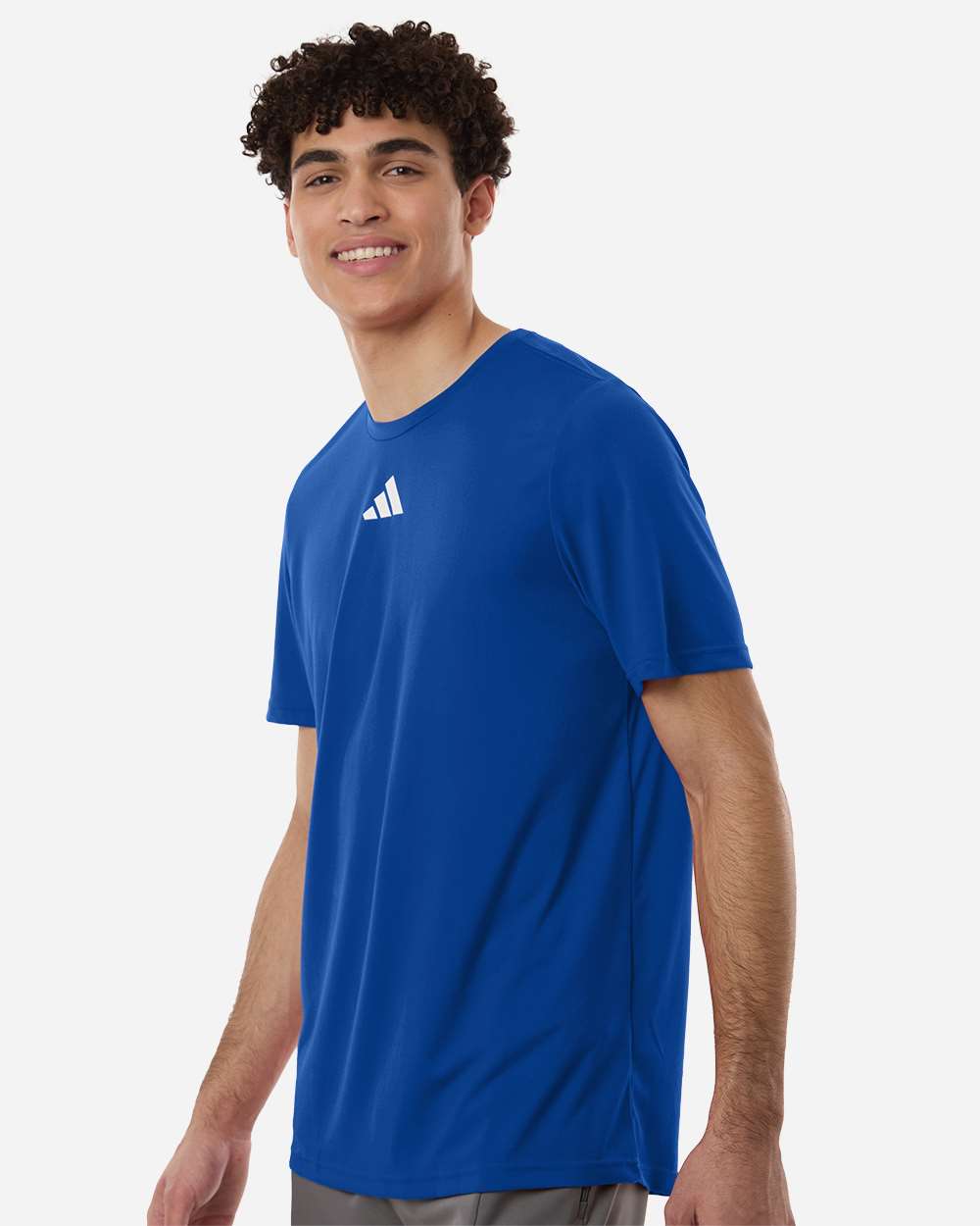 Adidas At101 Men’s Pregame T-shirt - Team Royal Blue White