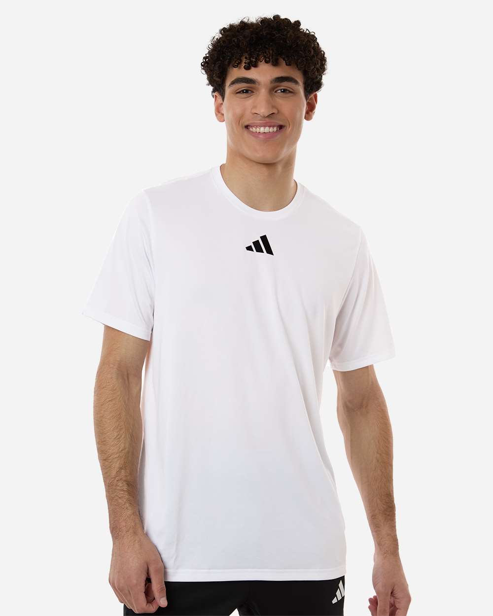 Adidas At101 Men’s Pregame T-shirt - White Black