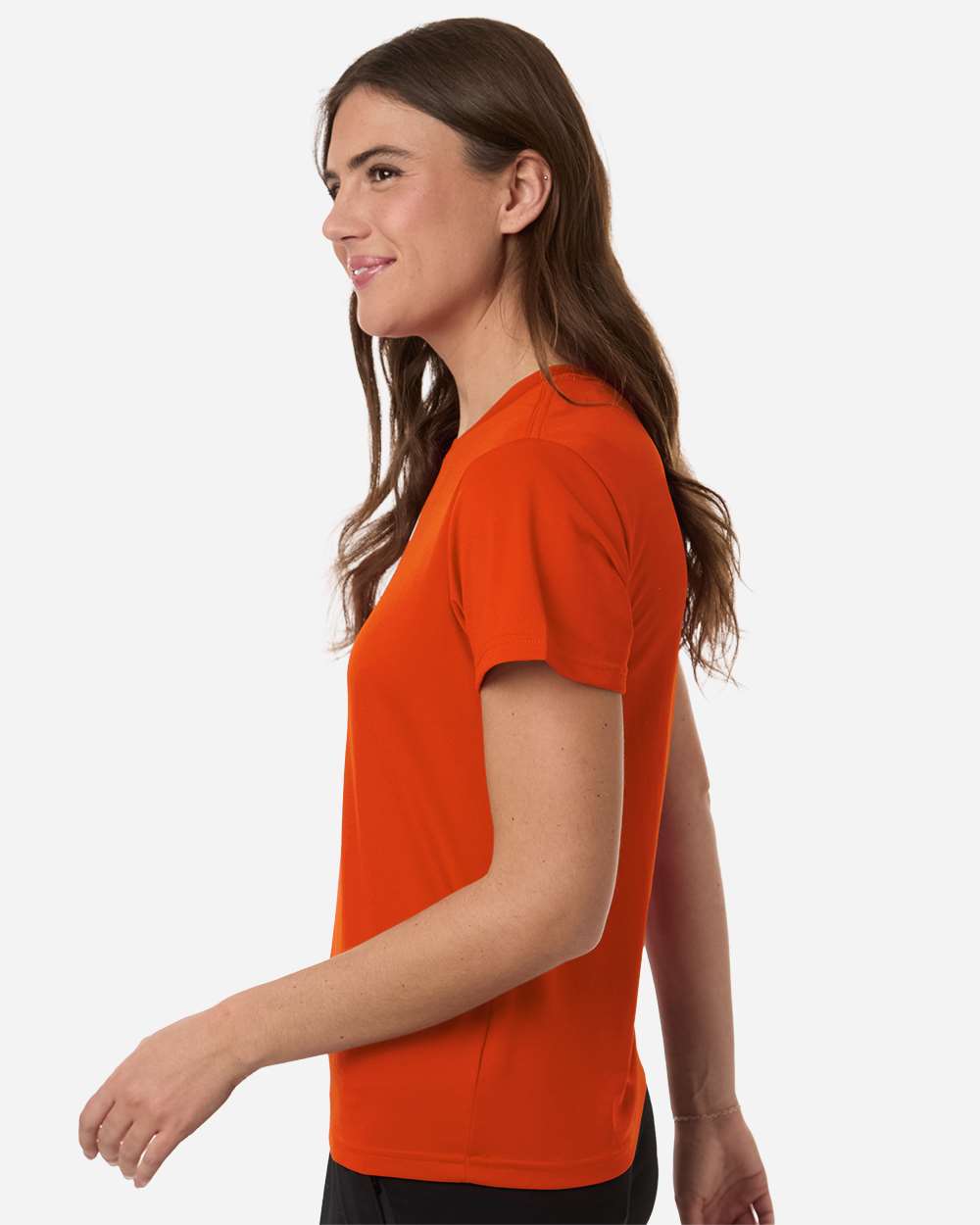 Adidas At102 Women’s Pregame T-shirt - Collegiate Orange White