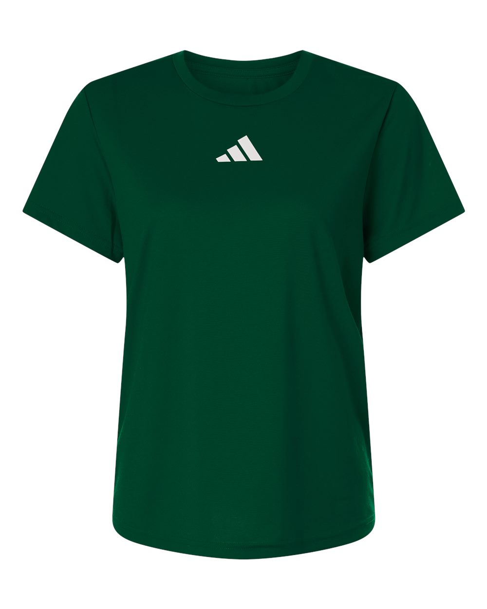 Adidas At102 Women’s Pregame T-shirt - Dark Green White