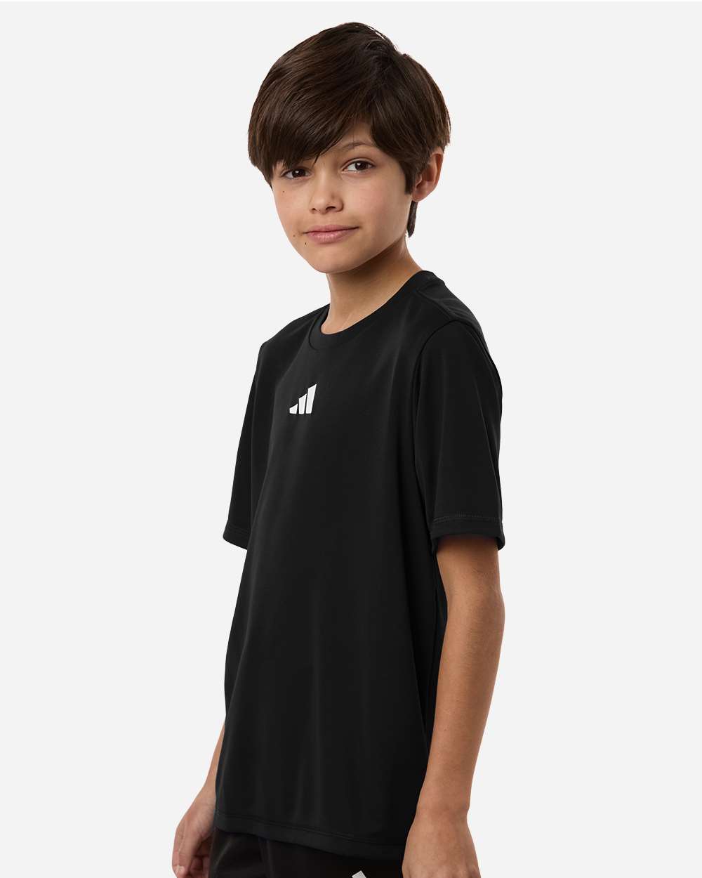 Adidas At103 Youth Pregame T-shirt - Black