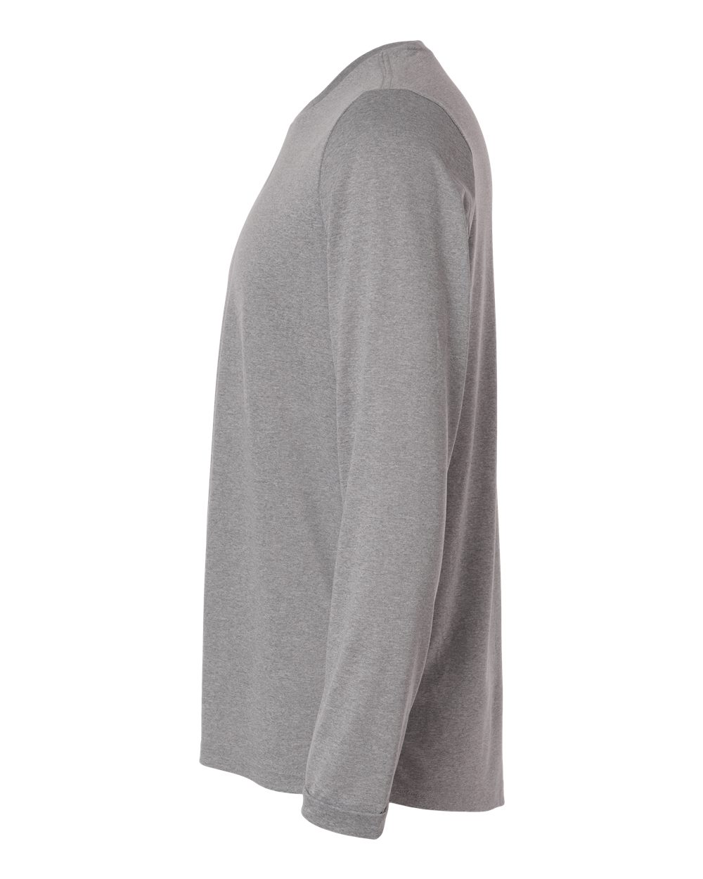 Adidas At104 Men’s Pregame Long Sleeve T-shirt - Medium Grey Heather Black