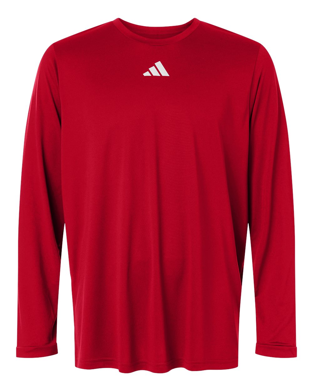 Adidas At104 Men’s Pregame Long Sleeve T-shirt - Team Power Red White