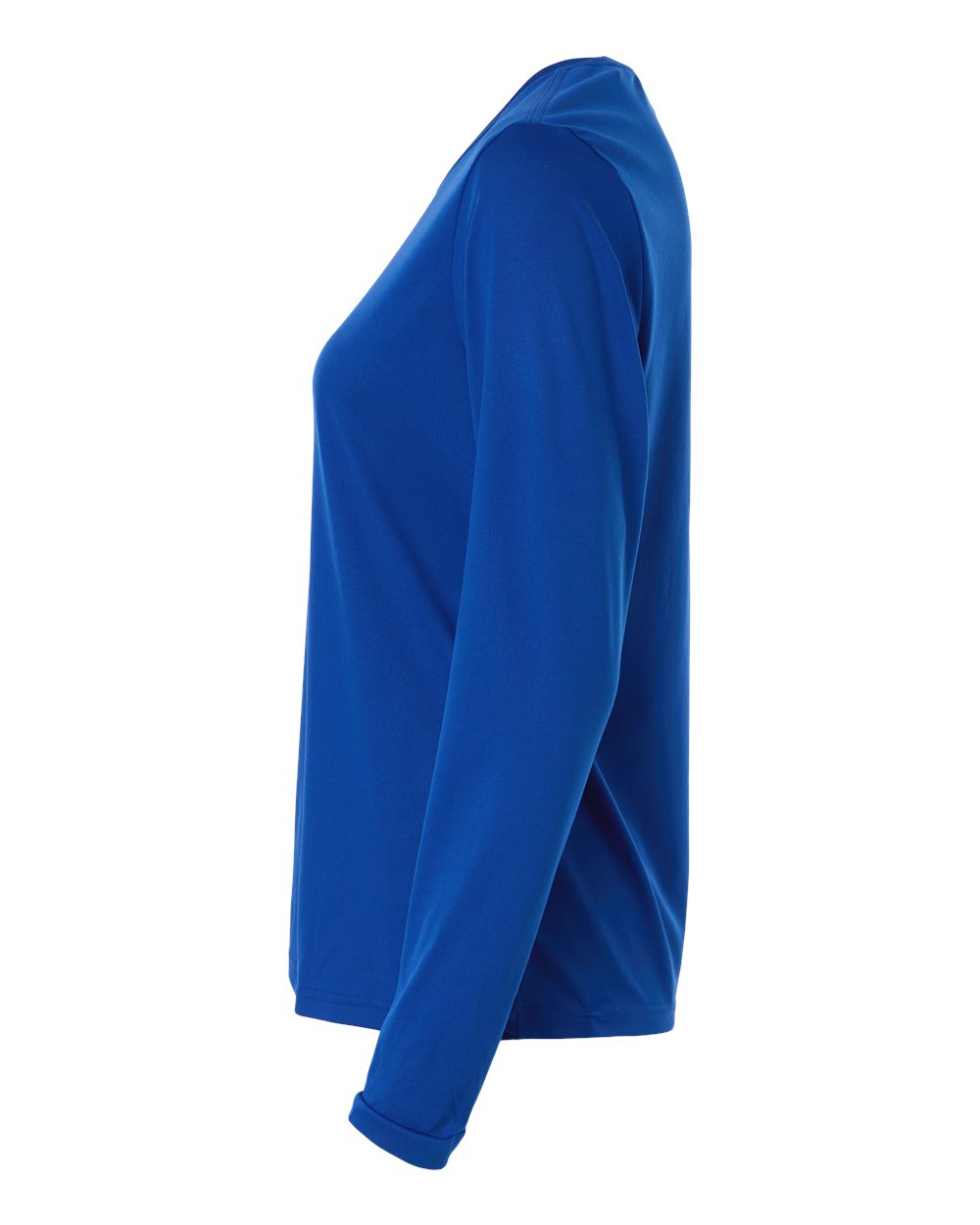 Adidas At105 Women’s Pregame Scoop Neck Long Sleeve T-shirt - Team Royal Blue White