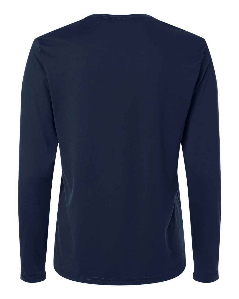 Adidas At105 Women’s Pregame Scoop Neck Long Sleeve T-shirt - Team Navy Blue White