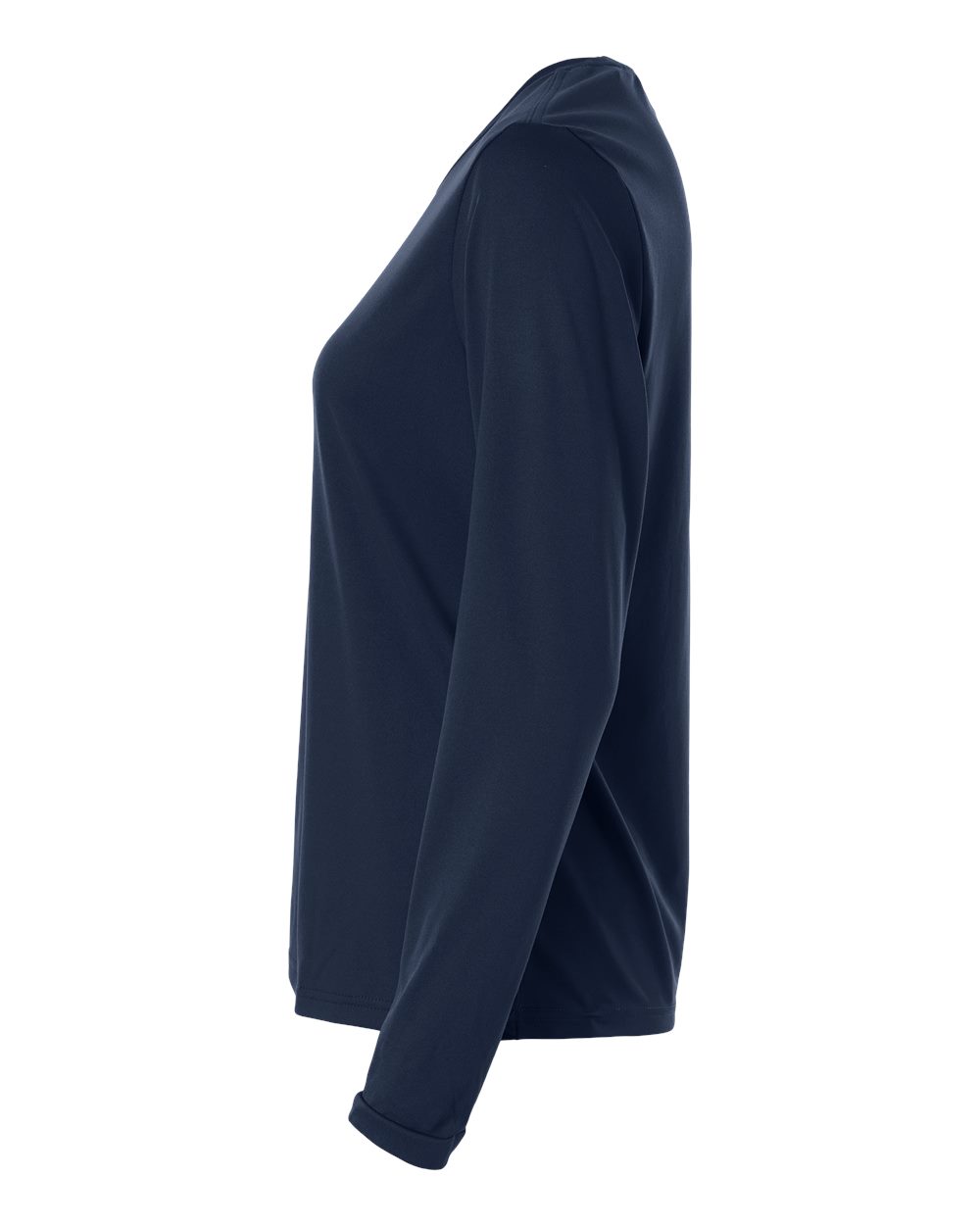 Adidas At105 Women’s Pregame Scoop Neck Long Sleeve T-shirt - Team Navy Blue White