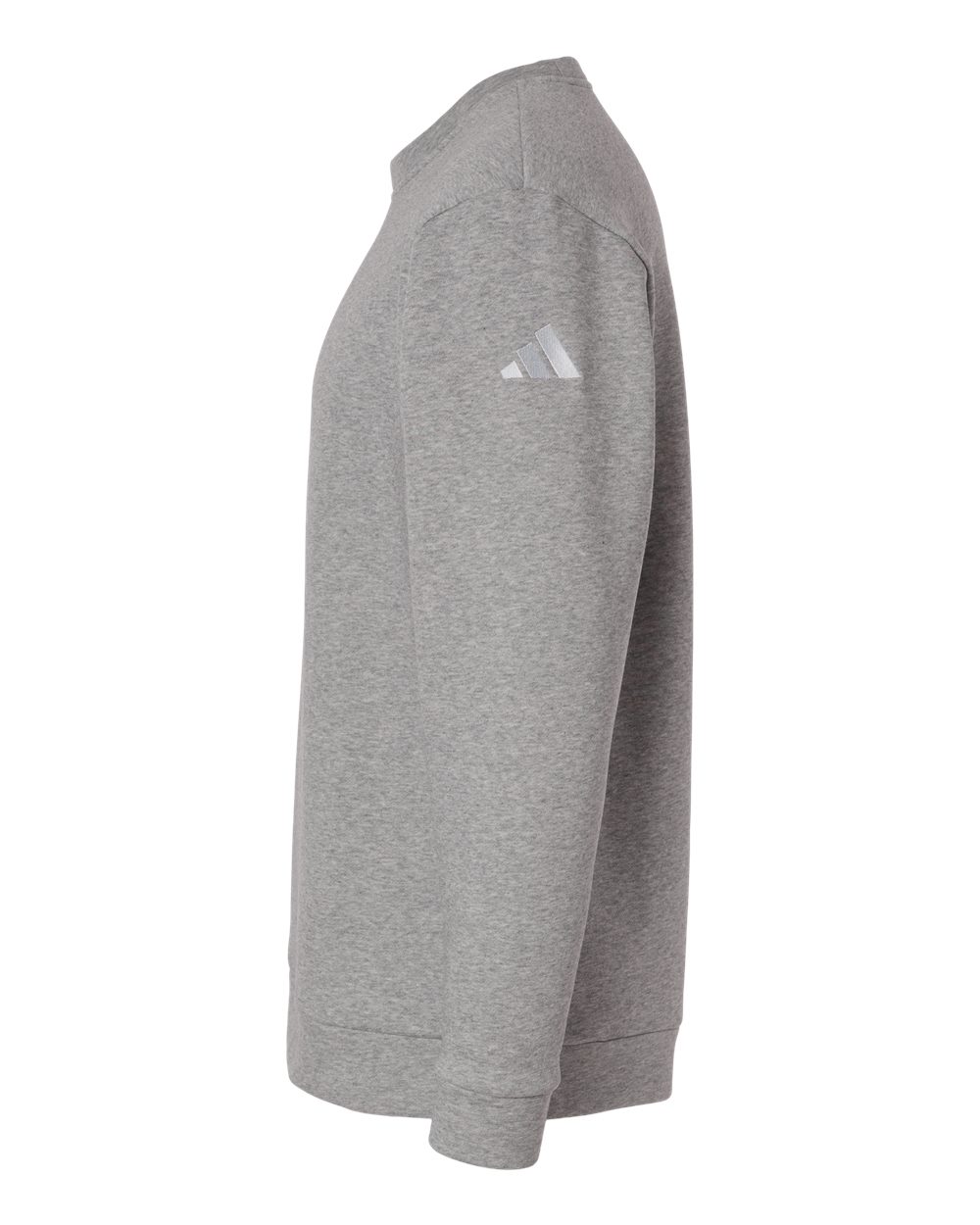 Adidas At200 Men’s Fleece Crewneck Sweatshirt - Medium Grey Heather White