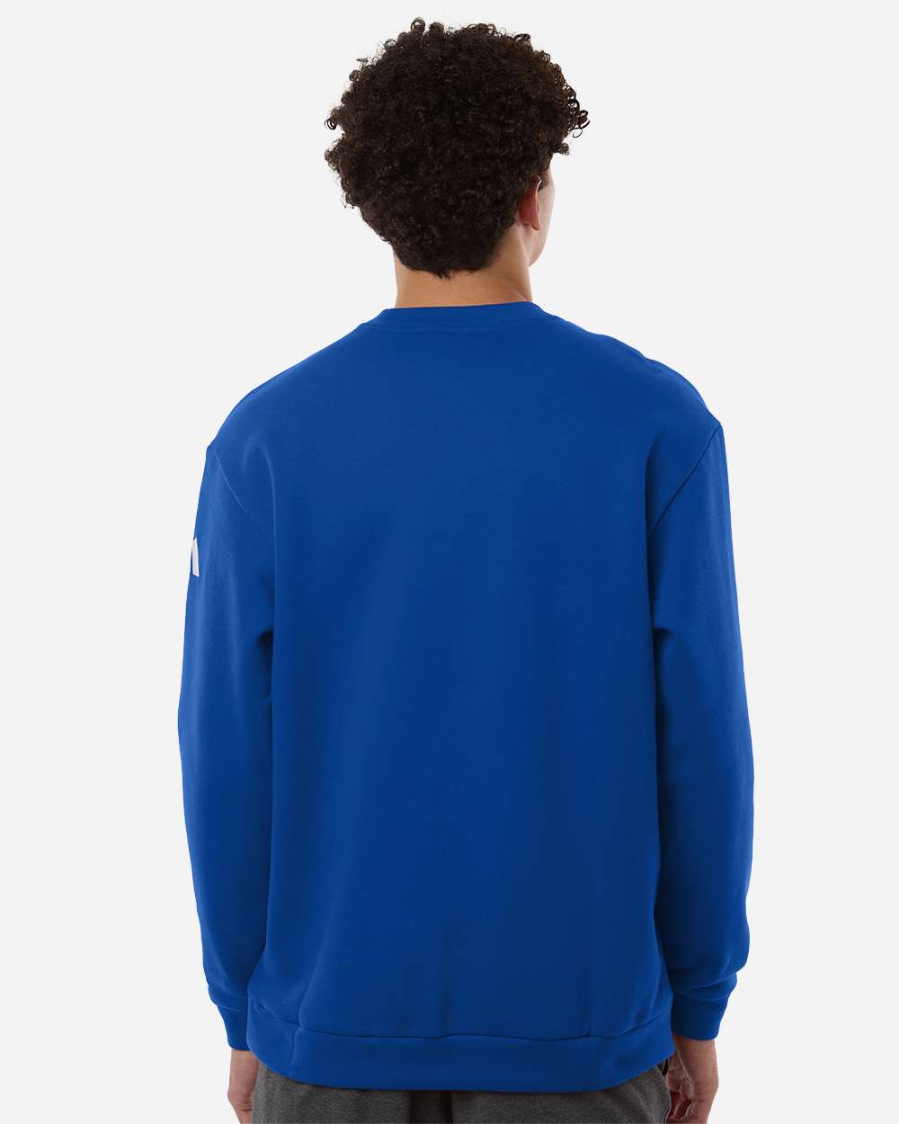 Adidas At200 Men’s Fleece Crewneck Sweatshirt - Team Royal Blue White