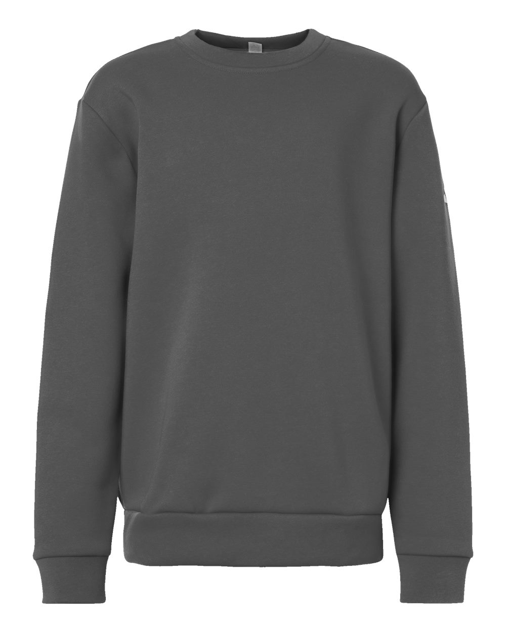 Adidas At202 Youth Fleece Crewneck Sweatshirt - Team Grey Four White