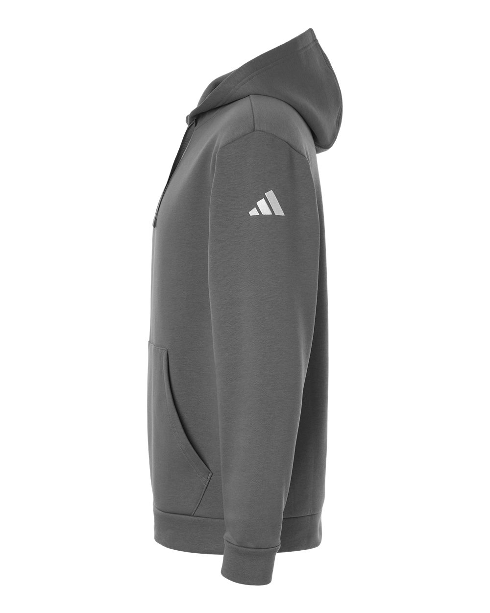 Adidas At203 Men’s Fleece Hooded Sweatshirt - Team Grey Four White