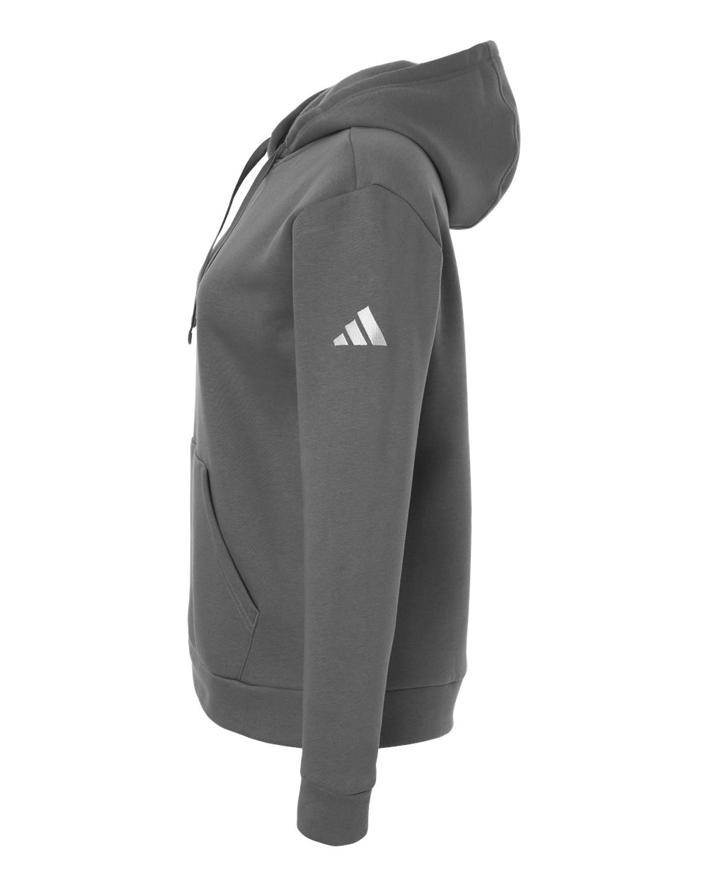 Adidas At204 Women’s Fleece Hooded Sweatshirt - Team Grey Four White