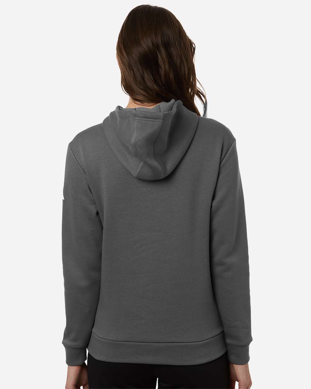 Adidas At204 Women’s Fleece Hooded Sweatshirt - Team Grey Four White