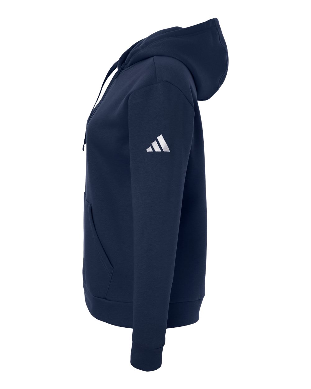Adidas At204 Women’s Fleece Hooded Sweatshirt - Team Navy Blue White