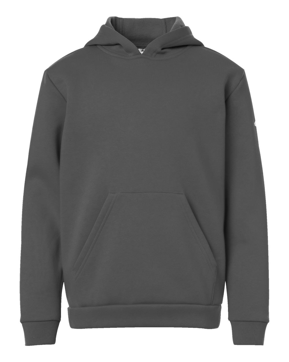 Adidas At205 Youth Fleece Hooded Sweatshirt - Team Grey Four White