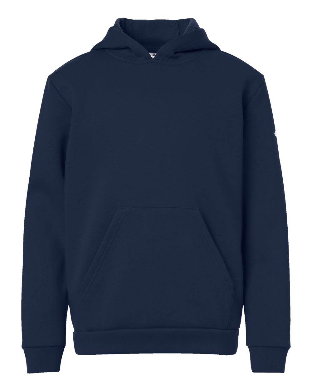 Adidas At205 Youth Fleece Hooded Sweatshirt - Team Navy Blue White