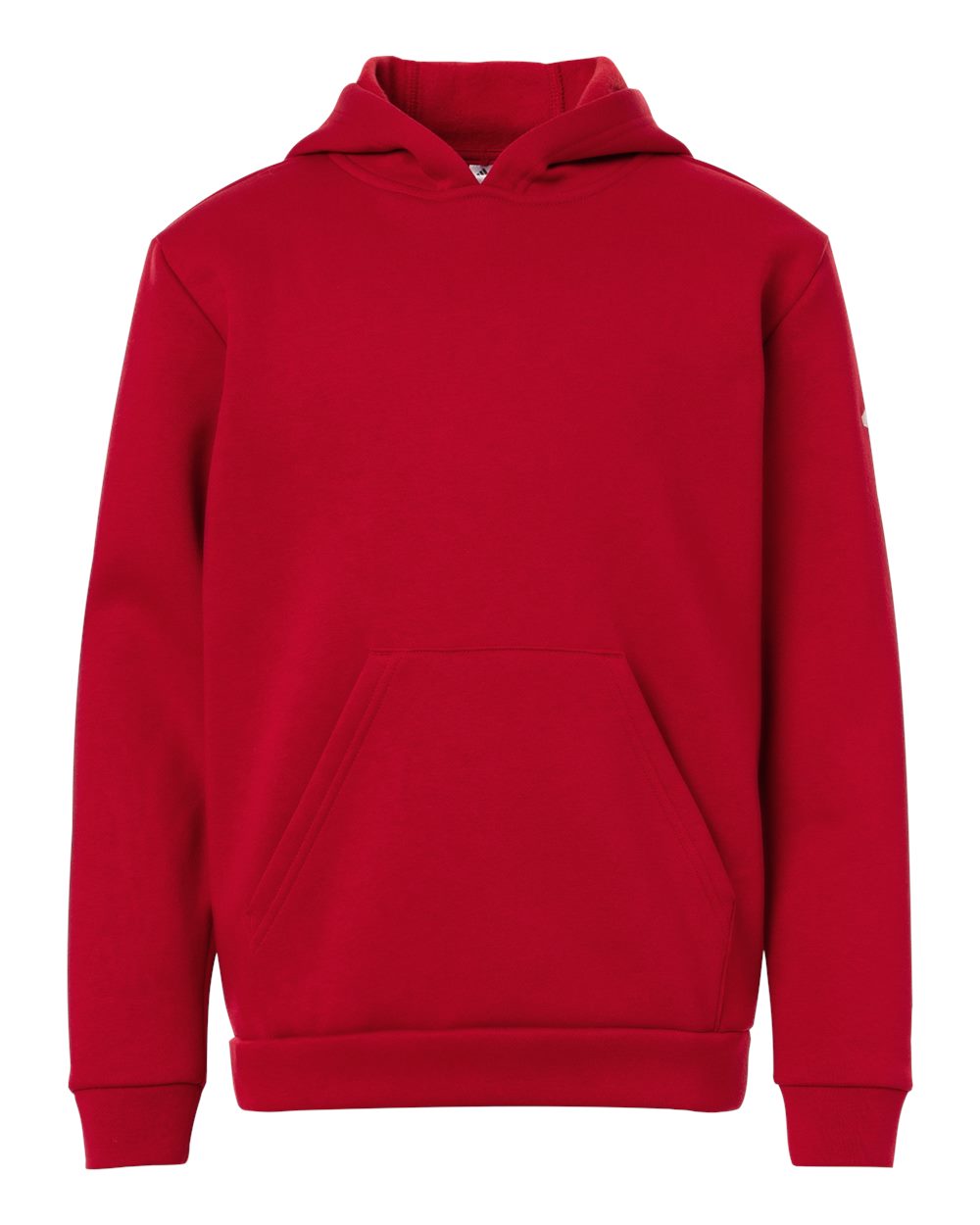 Adidas At205 Youth Fleece Hooded Sweatshirt - Team Power Red White