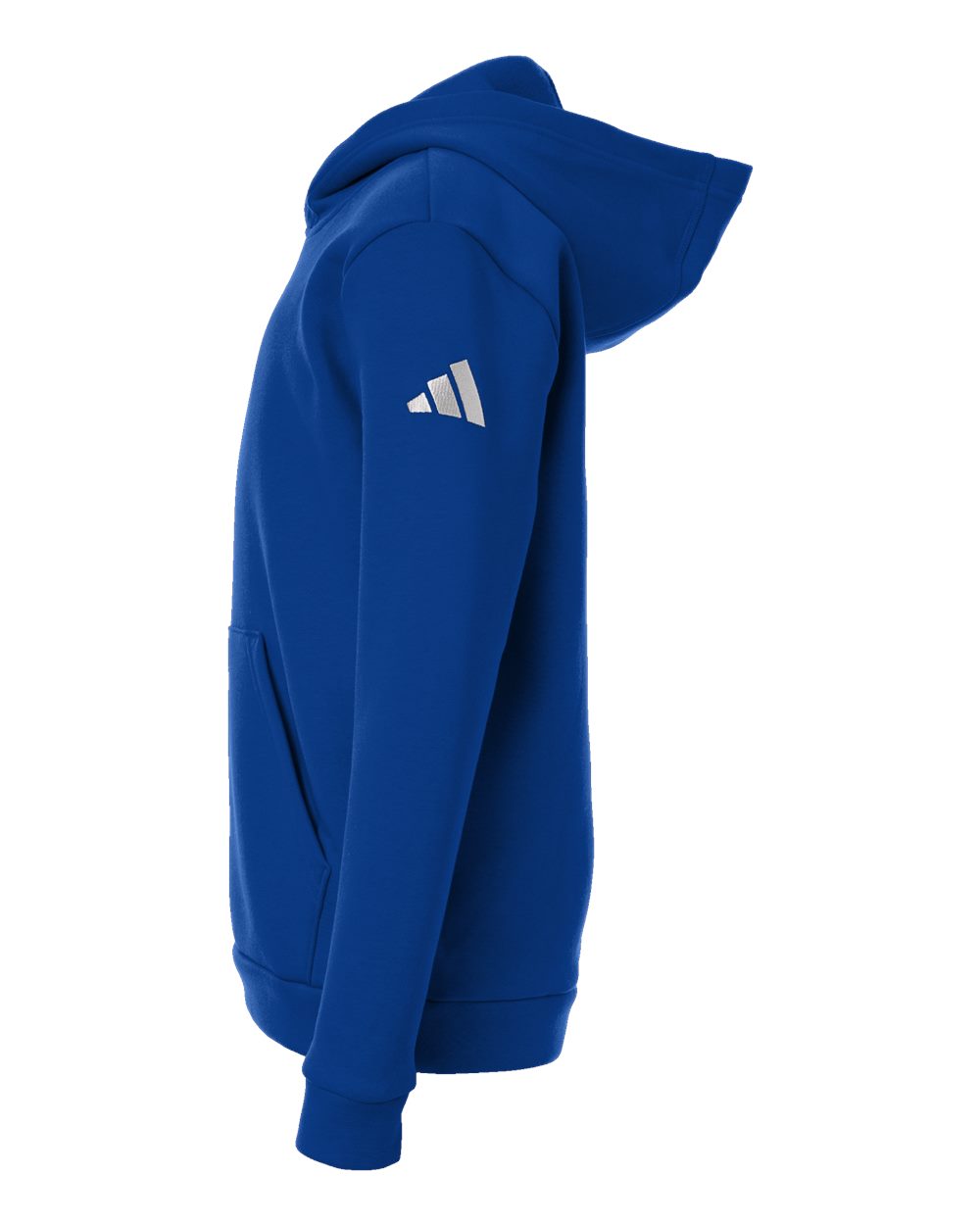 Adidas At205 Youth Fleece Hooded Sweatshirt - Team Royal Blue White